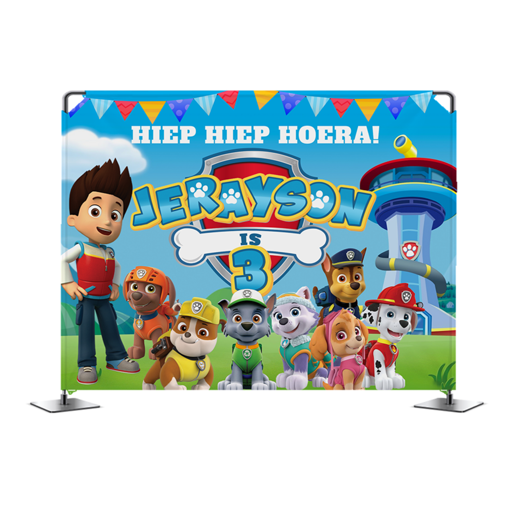 Mooie jurk hamer temperen Gepersonaliseerde Paw Patrol - banners, posters en spandoeken – GOXXO