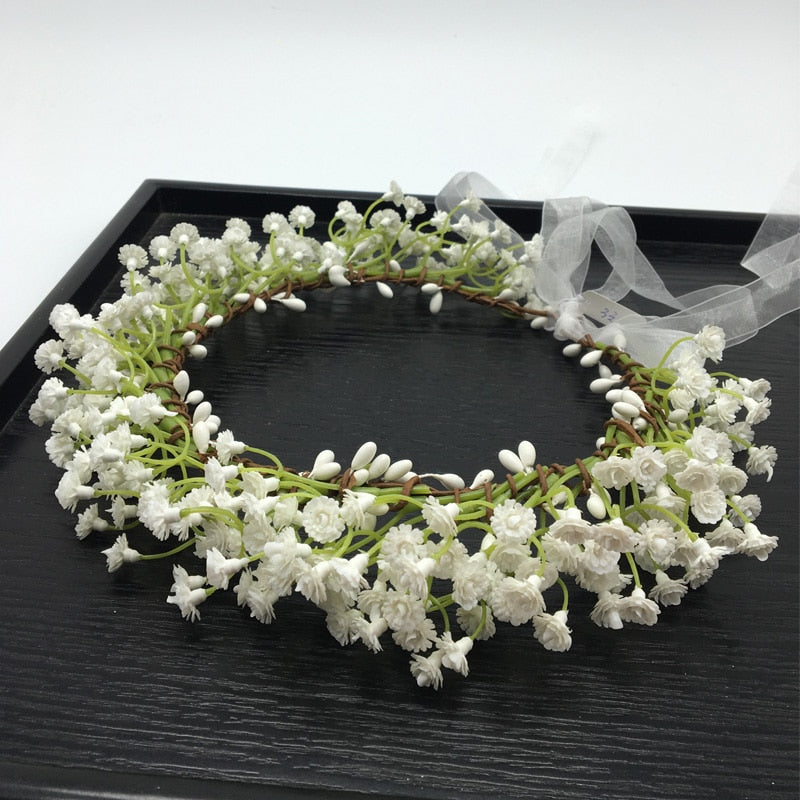 white Flower Crown – Forever Flower Box