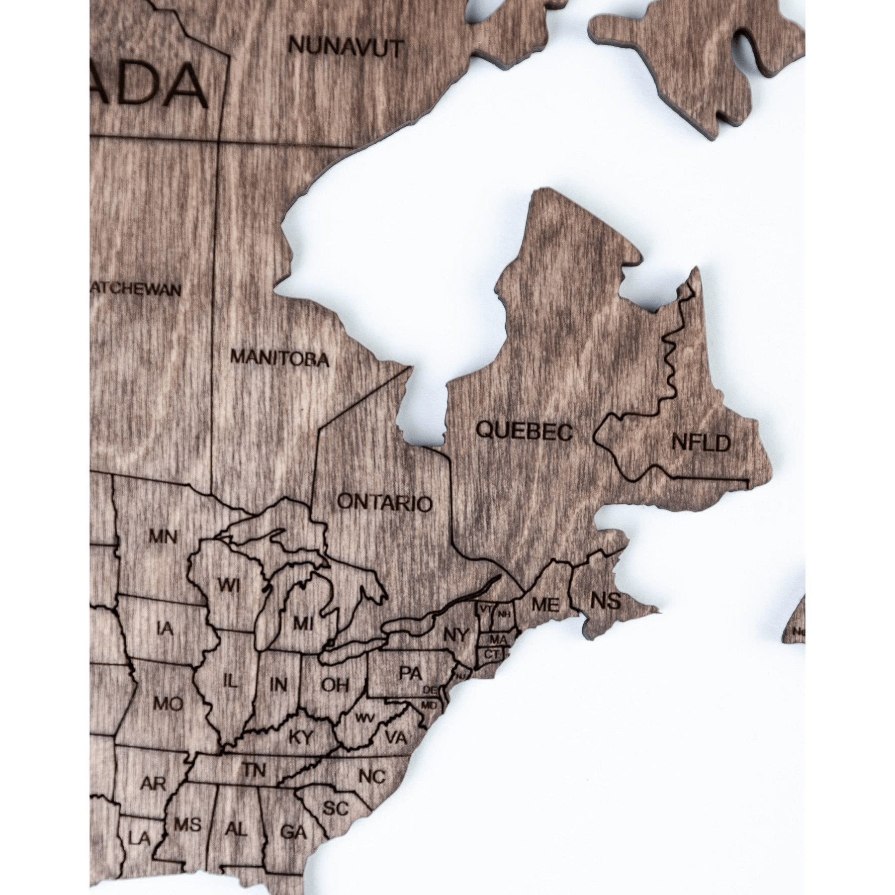 2d Wood World Map ウォールナットカラー 壁掛け木製世界地図 送料無料 翌日発送 Enjoy The Wood 日本公式サイト 壁掛け木製世界地図 通販