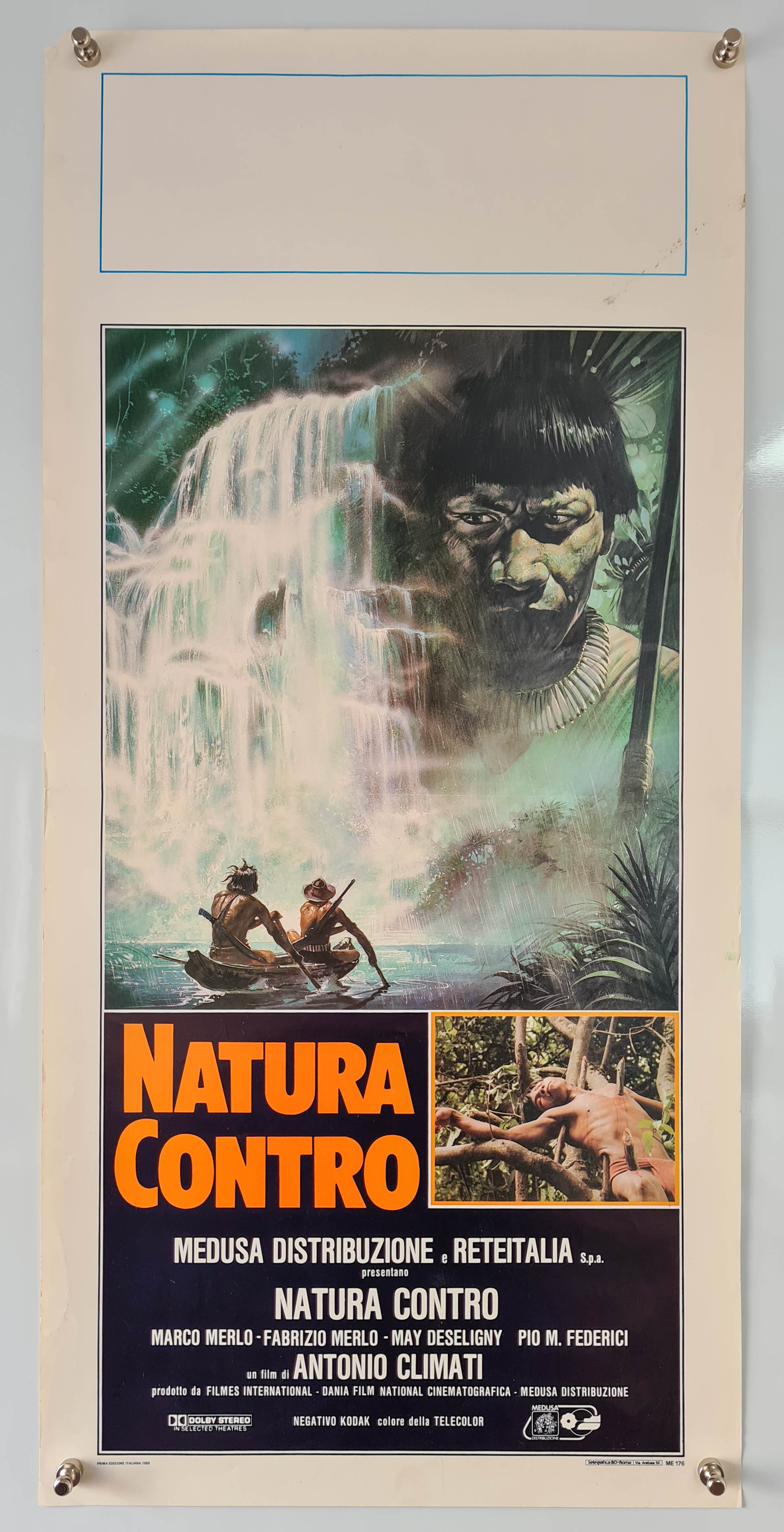 Natura Contro (Cannibal Holocaust 2) - 1988 - Original Italian Locandi –  Poster Freaks