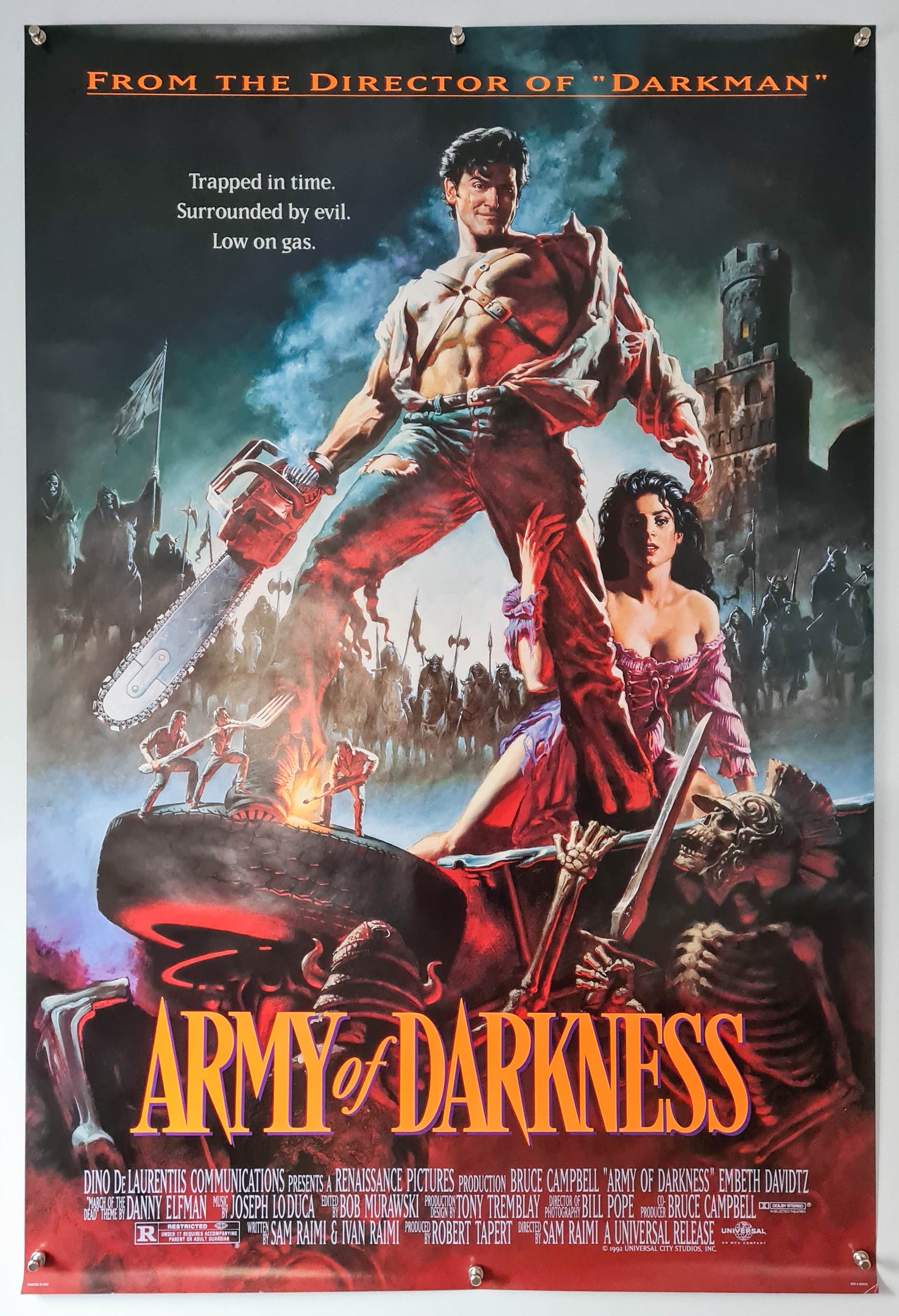 Army Of Darkness 1992 Original Us One Sheet Poster Freaks