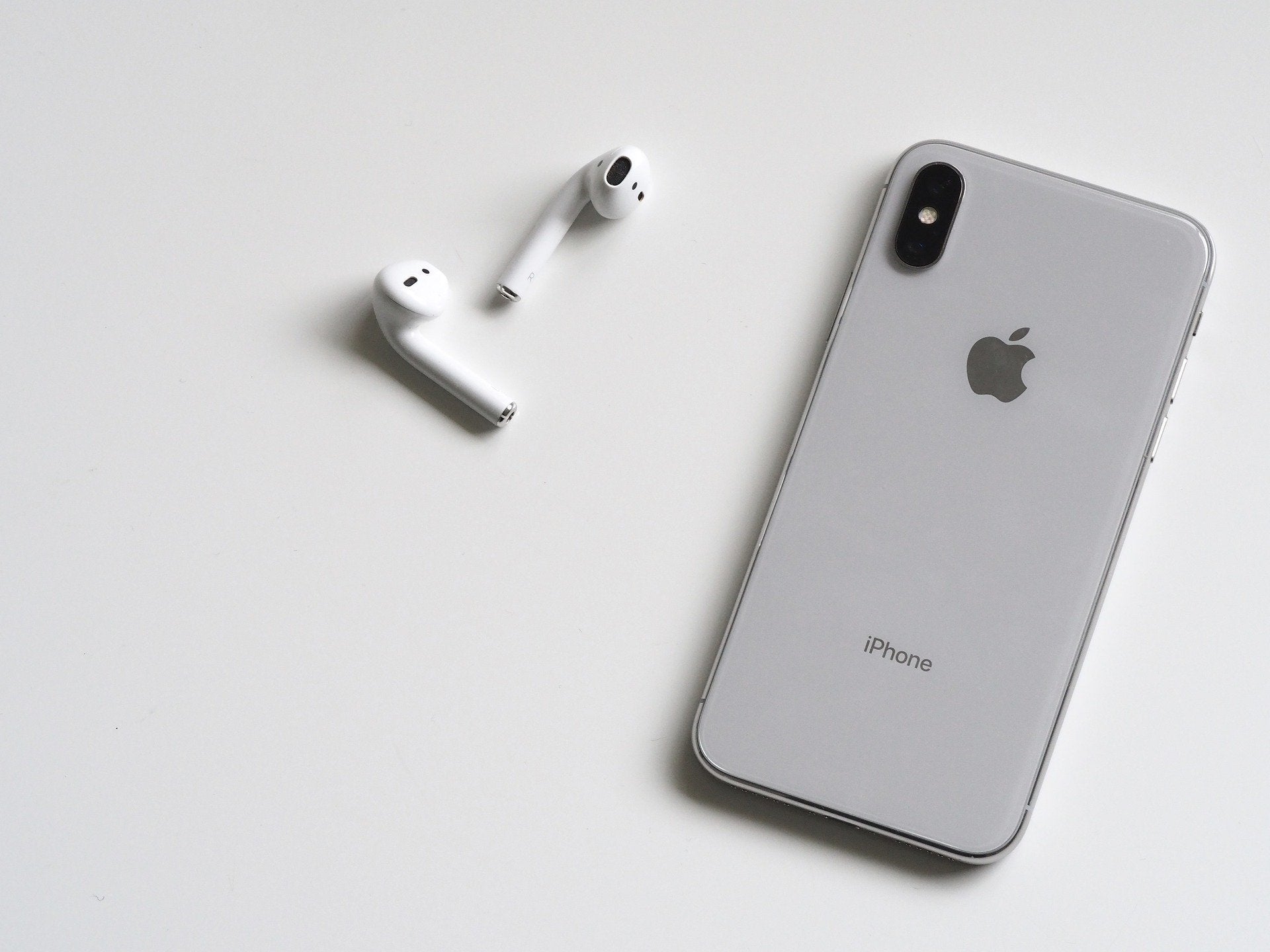 airpods connecté sur un iphone