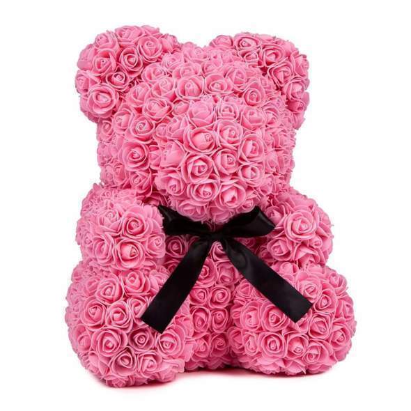 the luxury rose teddy bear