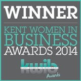 Kent Women in business winner logo