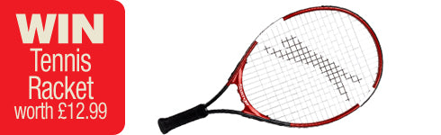 Win a Slazenger Tennis Racket worth £12.99