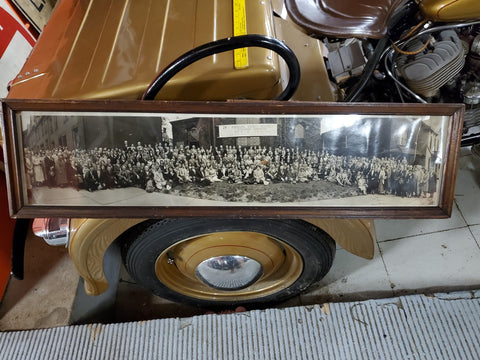 Antique Panoramic Photo 24th Annual District Assembly Missionary Convention Pitt