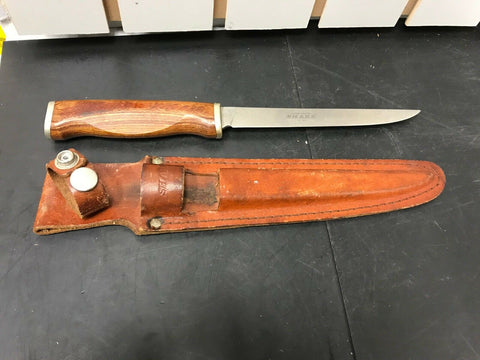 Vintage Cattaraugus Fish Fillet Knife With Leather Belt Sheath Retro Fishing  Knife -  UK