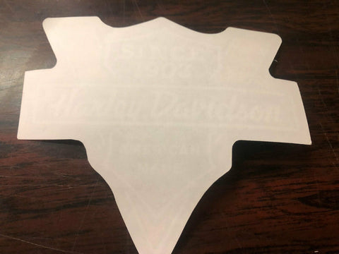 Harley Davidson Eagle Bar Shield Window Decal to stick from the inside of  the window