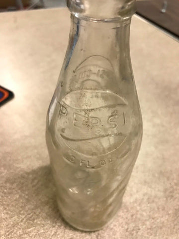 Vintage PEPSI COLA Glass Bottle 16 oz 1PT. No refill