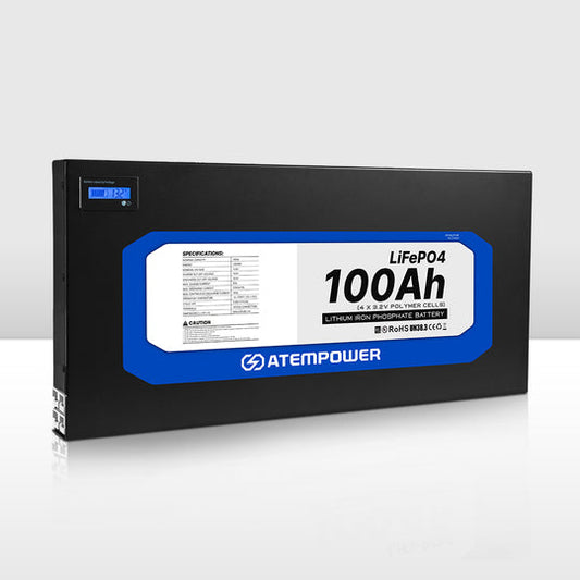 100Ah slim lithium battery 12V - Marine, RV, and Solar Storage