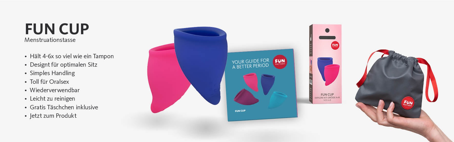 FUN CUP - Menstruationstasse