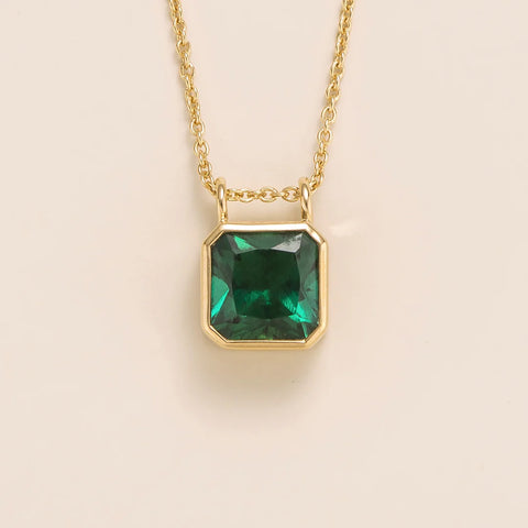 Buy Online Margo gold necklace set with Emerald