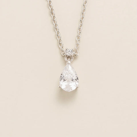 Buy Online Ori Small Pendant Necklace In Diamond Set In White Gold
