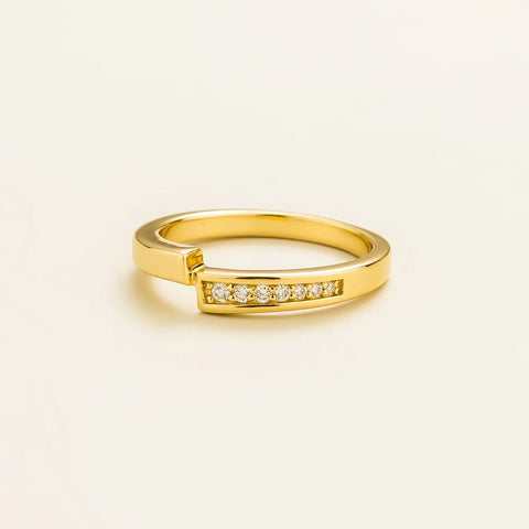 Buy Online Vero Gold Ring Set With Diamond Bespoke Jewellery From London