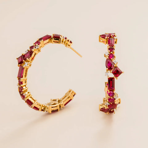 Juvetti Ruby Earrings UK