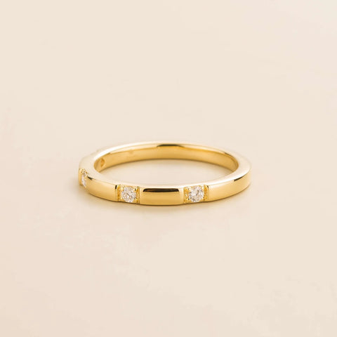 Order Online Balans gold ring set with Diamond