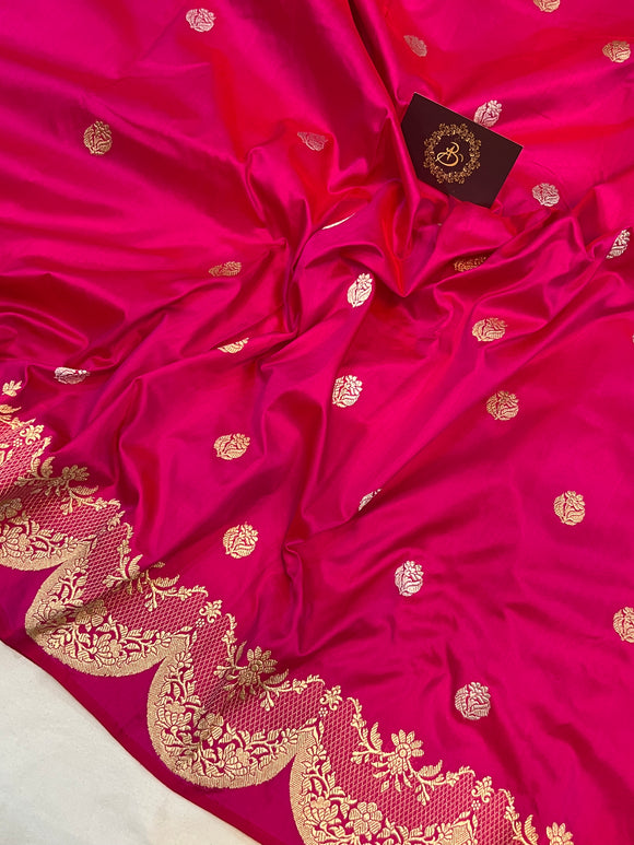 Katan Silk Saree - Aura Benaras