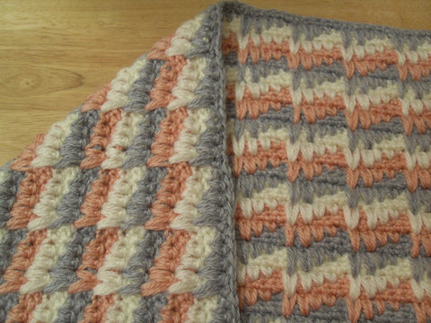 Baby Blankets to Crochet Free DK Winter Reversible