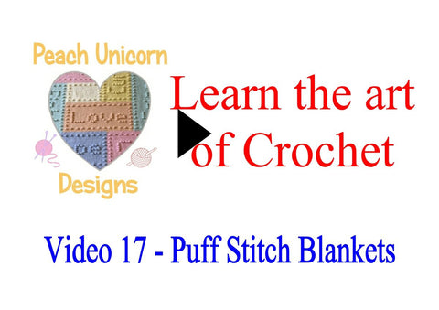 Puff Stitch Blanket Video