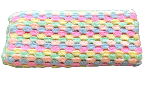 Free Baby Blanket Crochet Pattern for Pasel Shells