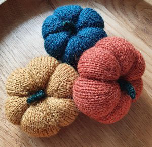 Multicoloured knitted Pumpkin 