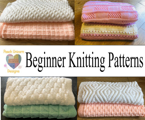 Beginner free printable knitting patterns for baby blankets sale