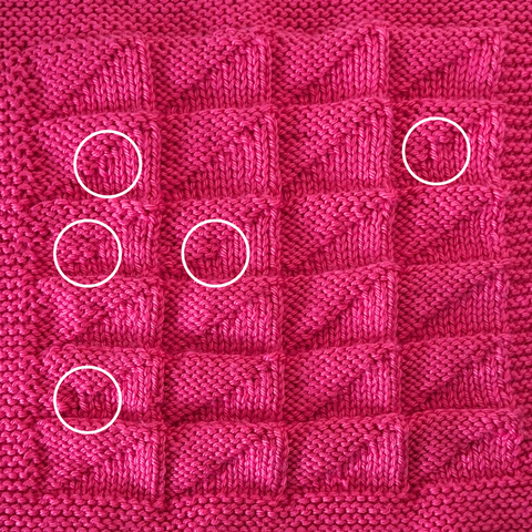 Beginner Knitting Mistakes Baby Blanket Pattern Purl