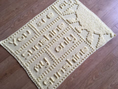 You are my Sunshine Baby Blanket Crochet Patterm 