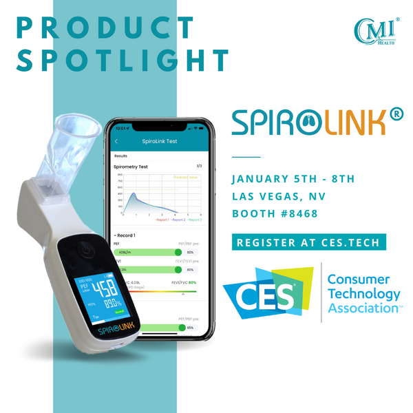 CMI Health at Consumer Electronics Show Las Vegas 2023 featuring AsthmaGo