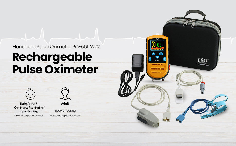 CMI Health Continuous Infant Monitoring Digital Pulse Oximeter