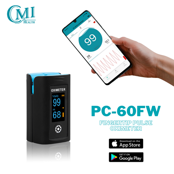 Bluetooth Fingertip Oximeter CMI Health 