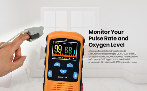 PC-66H Pulse Oximeter and Fingertip Sensor