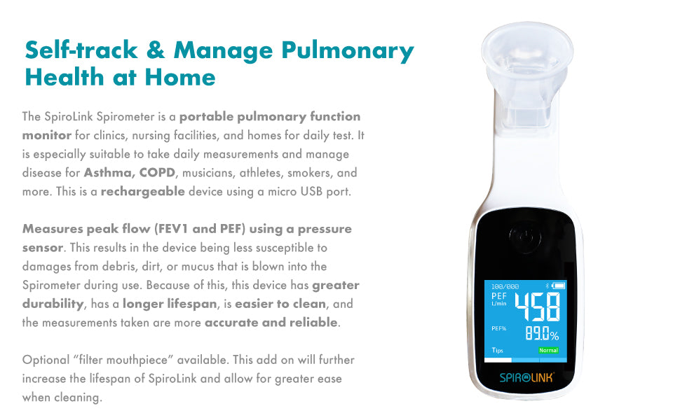 What is SpiroLink Digital Smart Spirometer