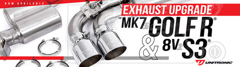 Unitronic Cat-Back Exhaust System for MK7/MK7.5 Golf R and 8V/8V.2 S3