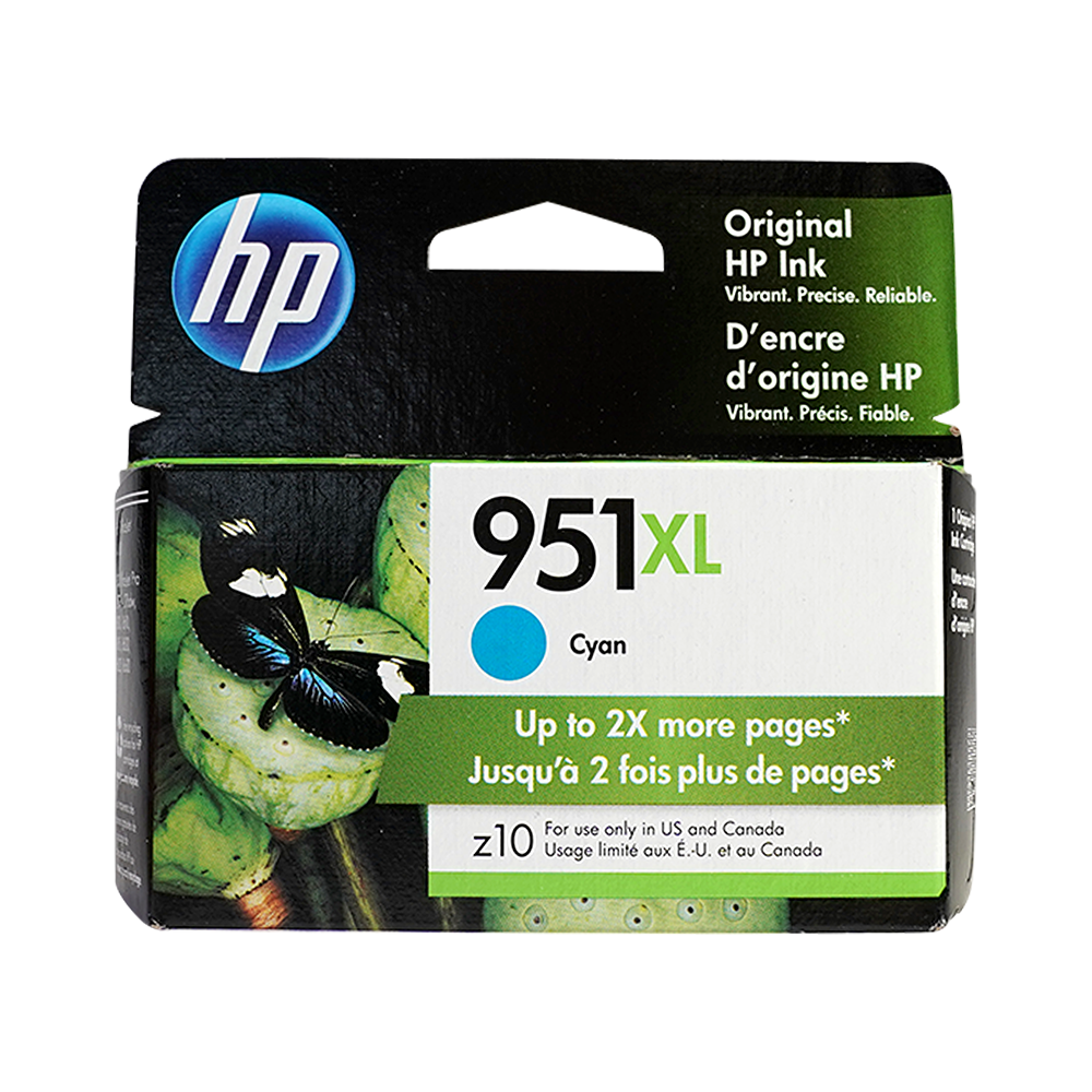 HP 951XL High Yield Ink - Cyan - Original HP Ink Cartridge