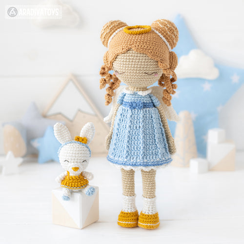 Doll Crochet Pattern for Friendy Melanie Ballerina Amigurumi Doll Patt –  AradiyaToys