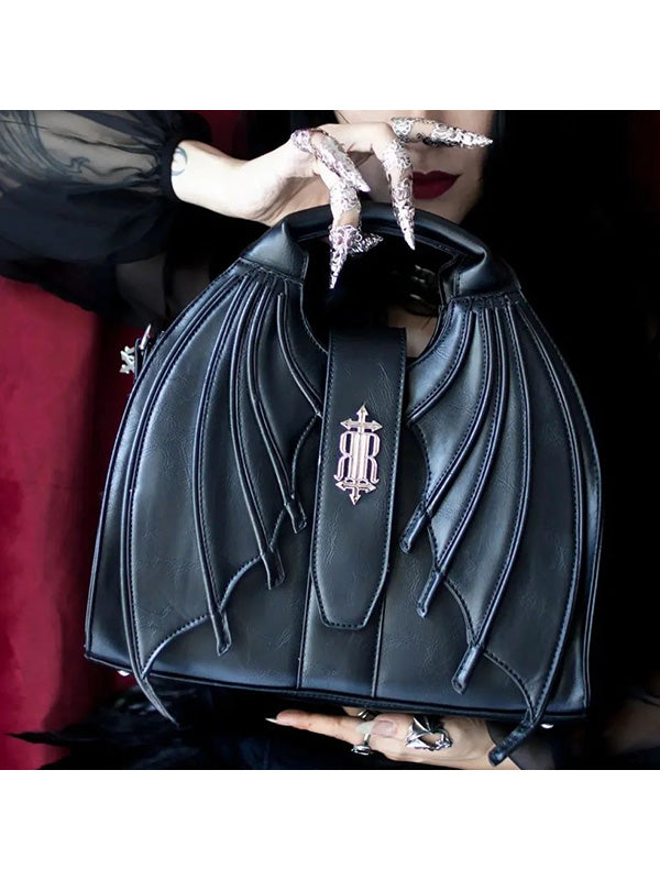 Restyle - Bat Knocker Messenger Bag - Black