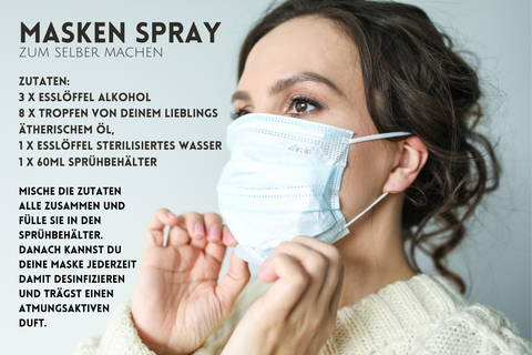 Maskenspray selber machen - Desinfektionsspray 