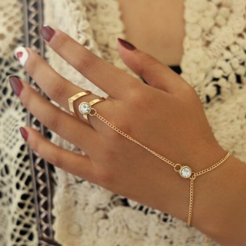 Ring Set Lila Amores | – Goldene JS Fingerringe kaufen Damen Shop