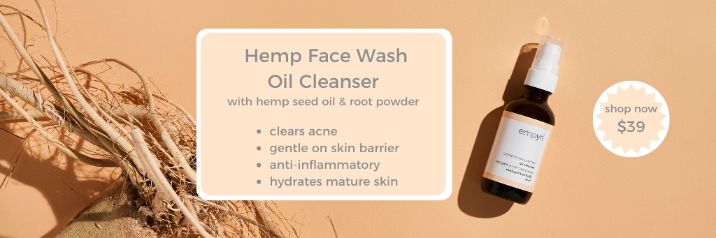 shop hemp face wash oil cleanser