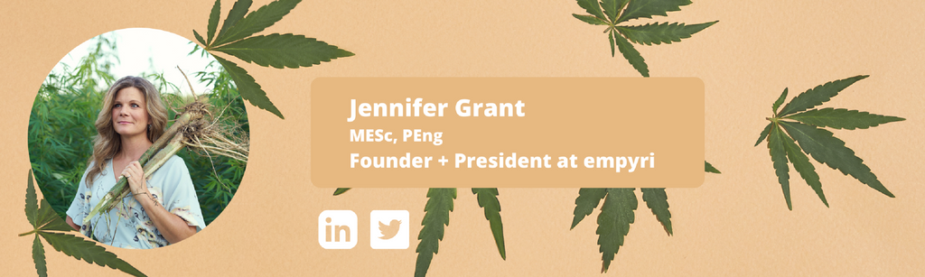 Jennifer Grant with Hemp Roots