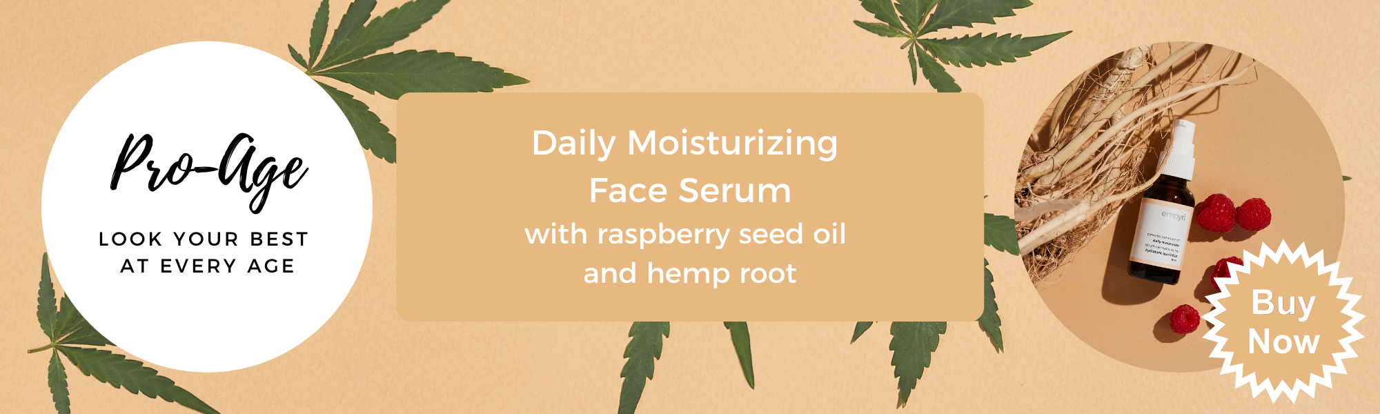 Empyri daily moisturizing serum with hemp seed oil 