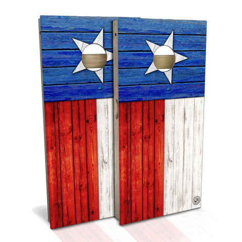 texas flag cornhole boards