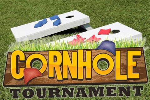 image of a cornhole tournament