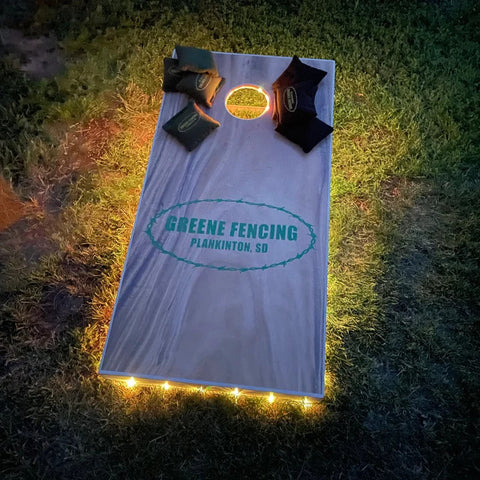 LED cornhole boards