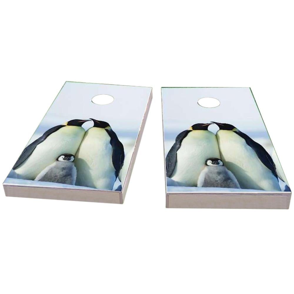 Penguin Family Cornhole Boards