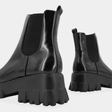 Kovogue Platform Sole Urban Combat Chelsea Boots