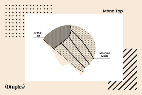Dimples | Mono Top Wig Cap