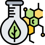 Illustration showing CBD extraction from hemp