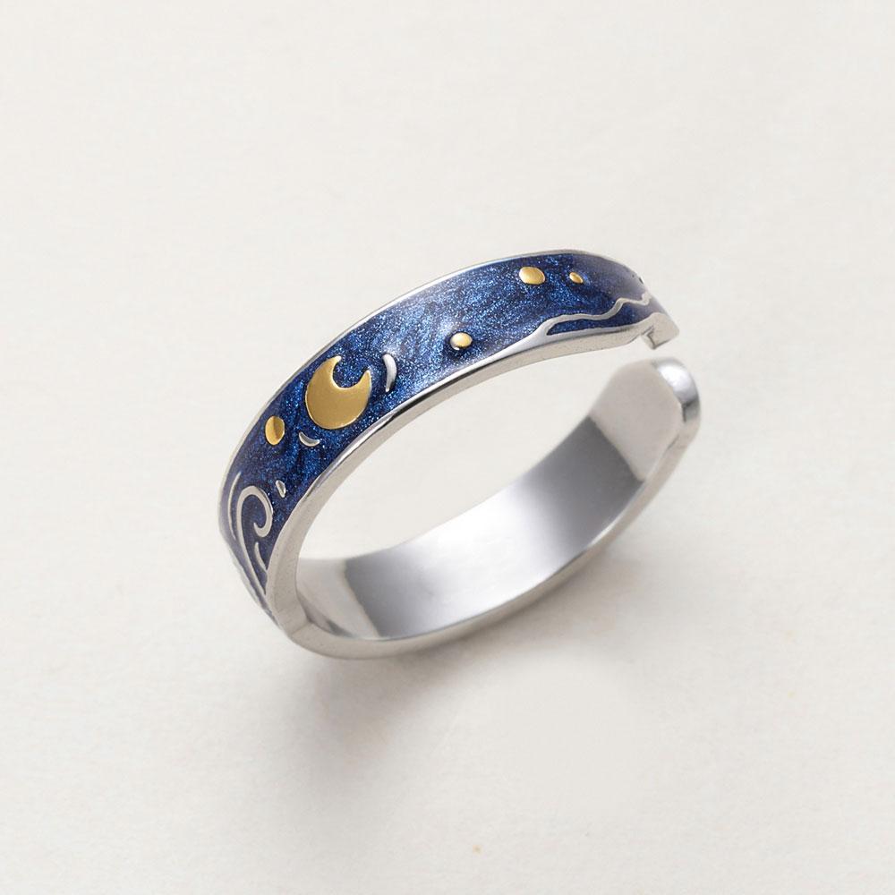 van gogh ring starry night